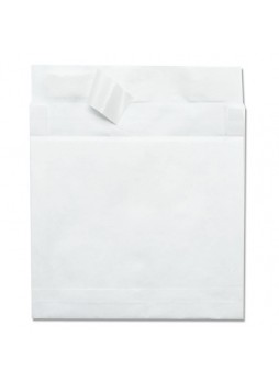 Envelopes Expansion (10" x 15") - 2" Gusset - 14 lb - Self-sealing - Tyvek - 100/Carton - White - quar4630